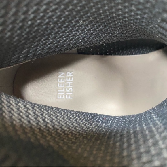 Eileen Fisher Honey Gray Knit Stretch Bootie 8 1/2 - Picture 12 of 14